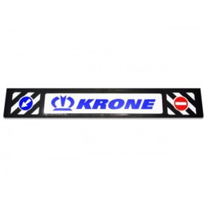 Бризковик гумовий на задній бампер тиснений KRONE 1 сорт 2400х350мм синій шрифт
