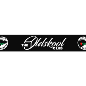 Бризковик на задній бампер з написом The Oldskool Club (350Х2400) чорний