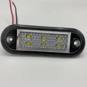 Габаритний ліхтар світлодіодний Білий 12-24V 6LED