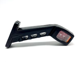 Габаритний ліхтар занесення причепа триколірний 20 см LED 12-24В