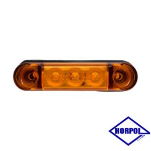 Габаритний ліхтар 12-24v LED 3 Жовтий HORPOL