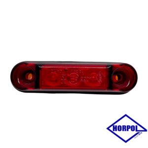 Габаритний ліхтар 12-24v LED 3 Червоний HORPOL
