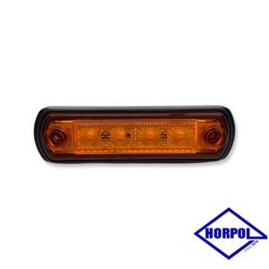 Габаритний ліхтар 12-24v LED 4 Жовтий HORPOL