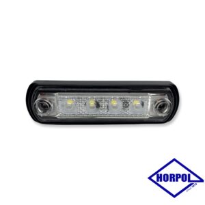 Габаритний ліхтар 12-24v LED 4 Білий для труб