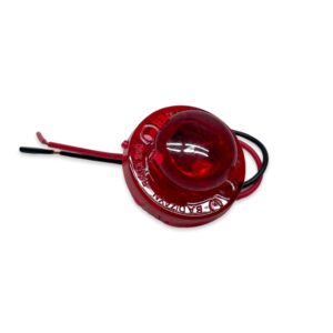 Ліхтар габаритний круглий Червоний 12-24v LED BAD 3см