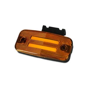 Габаритний ліхтар світлодіодний жовтий з кронштейном 24V