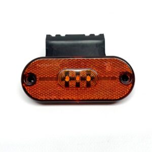 Ліхтарик габаритний світлодіодний жовтий 3 LED 12-24В з кронштейном