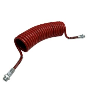 Шланг спіральний М22*1,5, 6.5 м поліамідний (PA) червоний