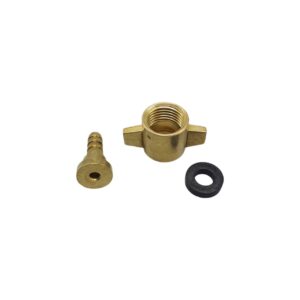 Закрутка з наконечником для шланга підкачування повітря 6 мм (Баранчик)