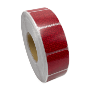 Стрічка світловідбивна секторна Е4 Червона