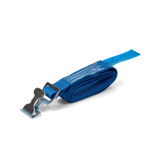 Стяжний ремінь кільцевий блакитний