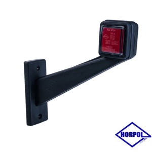 Габаритний ліхтар заносу червоно-білий 12-24В 20см НЕОН RH