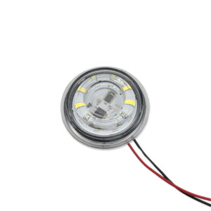 Вставка в габарит занесення причепа біла "бігаючі діоди" LED 24v